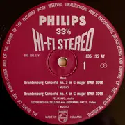 LP - I Musici , Johann Sebastian Bach - Brandenburgische Konzerte NR. 3-4-5