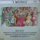 LP - Mozart / I Musici - Serenades, K. 525 & 239, Divertimento, K. 136 - Mono