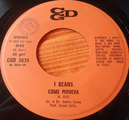 I Beans - Come Pioveva