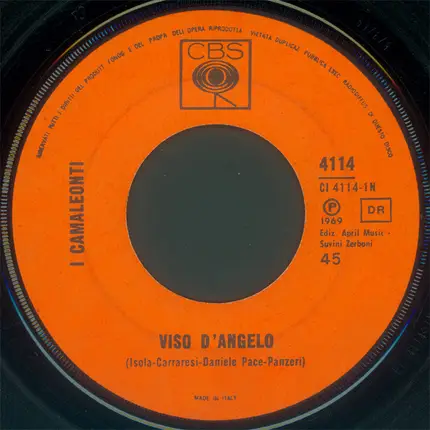 I Camaleonti - Viso D'Angelo