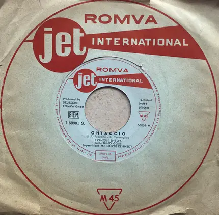 I Cinque Enzo's Canta Gino Gori - Nun Giurà / Ghiaccio