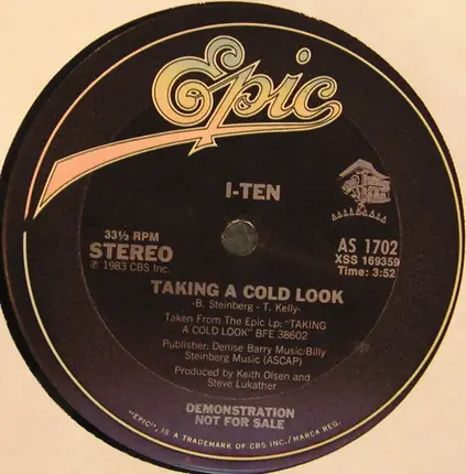 I-Ten - Taking A Cold Look / Quicksand