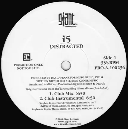i5 - Distracted (Remixes By Hex Hector)