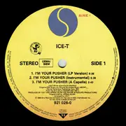 12inch Vinyl Single - Ice-T - I'm Your Pusher