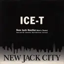 12inch Vinyl Single - Ice-T - New Jack Hustler (Nino's Theme) - Front Cover with Tracklist