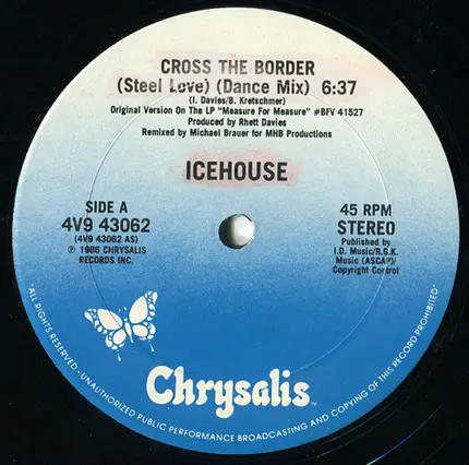 Icehouse - Cross The Border (Steel Love)