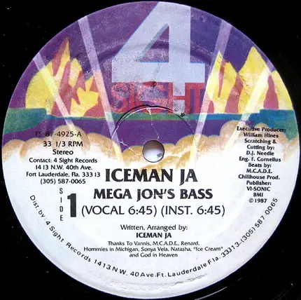Iceman Ja - Mega Jon's Bass