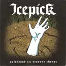 7inch Vinyl Single - Icepick - Quicksand B/W Seasons Change - blue