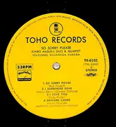 LP - Ichiro Masuda - So Sorry Please - OBI + Inlay