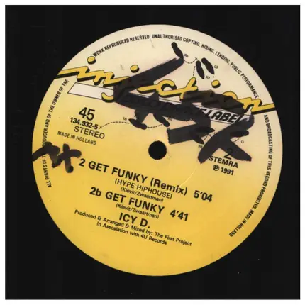 Icy-D - Get Funky