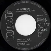 7inch Vinyl Single - Ian Cussick - The Meaning