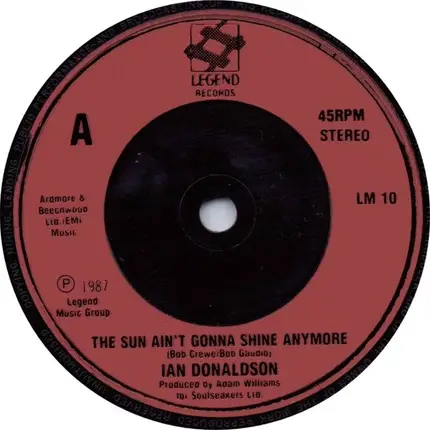 Ian Donaldson - The Sun Ain't Gonna Shine Anymore