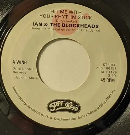 Ian Dury And The Blockheads - Hit Me With Your Rhythm Stick