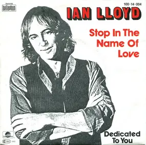 Ian Lloyd - Stop In The Name Of Love