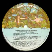LP - Ian Lloyd & Stories - Traveling Underground - orig 1st us press