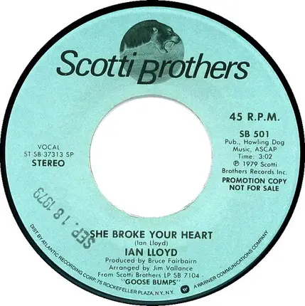 Ian Lloyd - She Broke Your Heart
