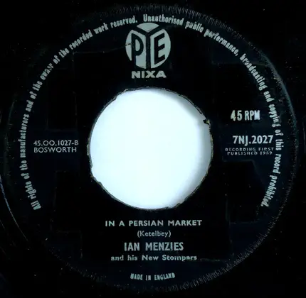 Ian Menzies & His New Stompers - Polly Wolly Doodle / In A Persian Market