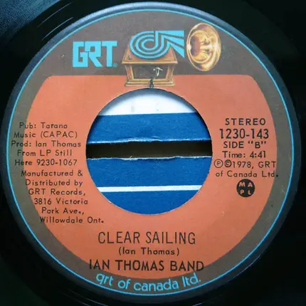 Ian Thomas Band - Coming Home / Clear Sailing