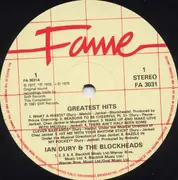 LP - Ian Dury And The Blockheads - Greatest Hits