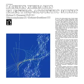 Iannis Xenakis - Electro-Acoustic Music