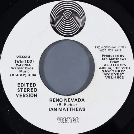Iain Matthews - Reno Nevada