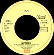 7inch Vinyl Single - Ibo - Niemals