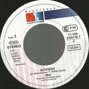 7inch Vinyl Single - Ibo - Sowieso