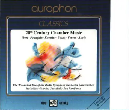 Ibert, Bozza a.o. - 20th Century Chamber Musik