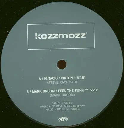 Ignacio / Mark Broom - Kozzmozz Compilation