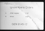Ignore Alien Orders - 3708 Virginia / Afraid