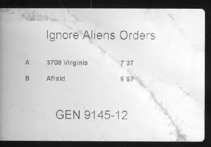 Ignore Alien Orders - 3708 Virginia / Afraid