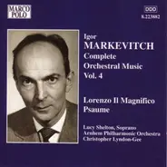 Markevitch - Complete Orchestral Works, Vol. 4: Lorenzo Il Magnifico / Psaume