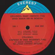 LP - Stravinsky - Ebony Concerto (Dedicated To Woody Herman) / Symphony In Three Movements
