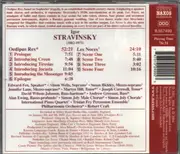 CD - Igor Stravinsky - Edward Fox , Simon Joly Chorale , Tristan Fry Percussion Ensemble , Philharmonia - Oedipus Rex • Les Noces