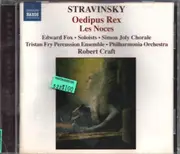 CD - Igor Stravinsky - Edward Fox , Simon Joly Chorale , Tristan Fry Percussion Ensemble , Philharmonia - Oedipus Rex • Les Noces