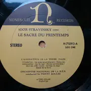 LP - Stravinsky - The Rite Of Spring (Le Sacre du Printemps) - Four Etudes for Orchestra w Pierre Boulez