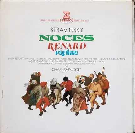 Stravinsky - Noces, Renard, Ragtime