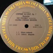 LP - Stravinsky - Symphony In E-Flat, Opus 1