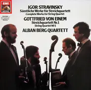 Igor Stravinsky - Sämtliche Werke Für Streichquartett / Streichquartett Nr.1