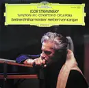 LP - Igor Stravinsky / Karajan, Berliner Philharmoniker - Symphony In C - Concerto In D - Circus Polka