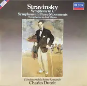 LP - Igor Stravinsky , L'Orchestre De La Suisse Romande , Charles Dutoit - Symphony In C - Symphony In Three Movements