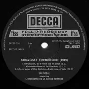 LP - Igor Stravinsky , L'Orchestre De La Suisse Romande , Uri Segal - The Firebird / Symphony In C