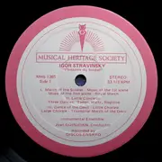 LP - Igor Stravinsky , Quatuor Parrenin , Juan Guinjoan - Instrumental Works