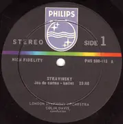 LP - Stravinsky - Jeu De Cartes (Ballet In Three Deals) / Symphony In C