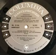 LP - Igor Stravinsky - Persephone - Mono / Booklet