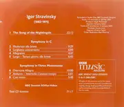 CD - Stravinsky - The Song Of The Nightingale; Symphony In C; Symphony In Three Movements