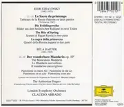 CD - Stravinsky / Bartók - Le Sacre Du Printemps / The Miraculous Mandarin / Akademische Festouvertüre