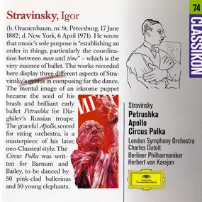 Igor Stravinsky - Petruschka / Apollon Musagète / Zirkuspolka