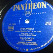 LP - Stravinsky - Violínkonzert D-Dur ; Duo Concertant Für Violine Und Klavier ; Ein Kartenspiel