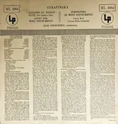 LP - Igor Stravinsky - Conducting L'Histoire Du Soldat Suite • Octet For Wind Instruments • Symphonies Of Wind Instruments - Mono